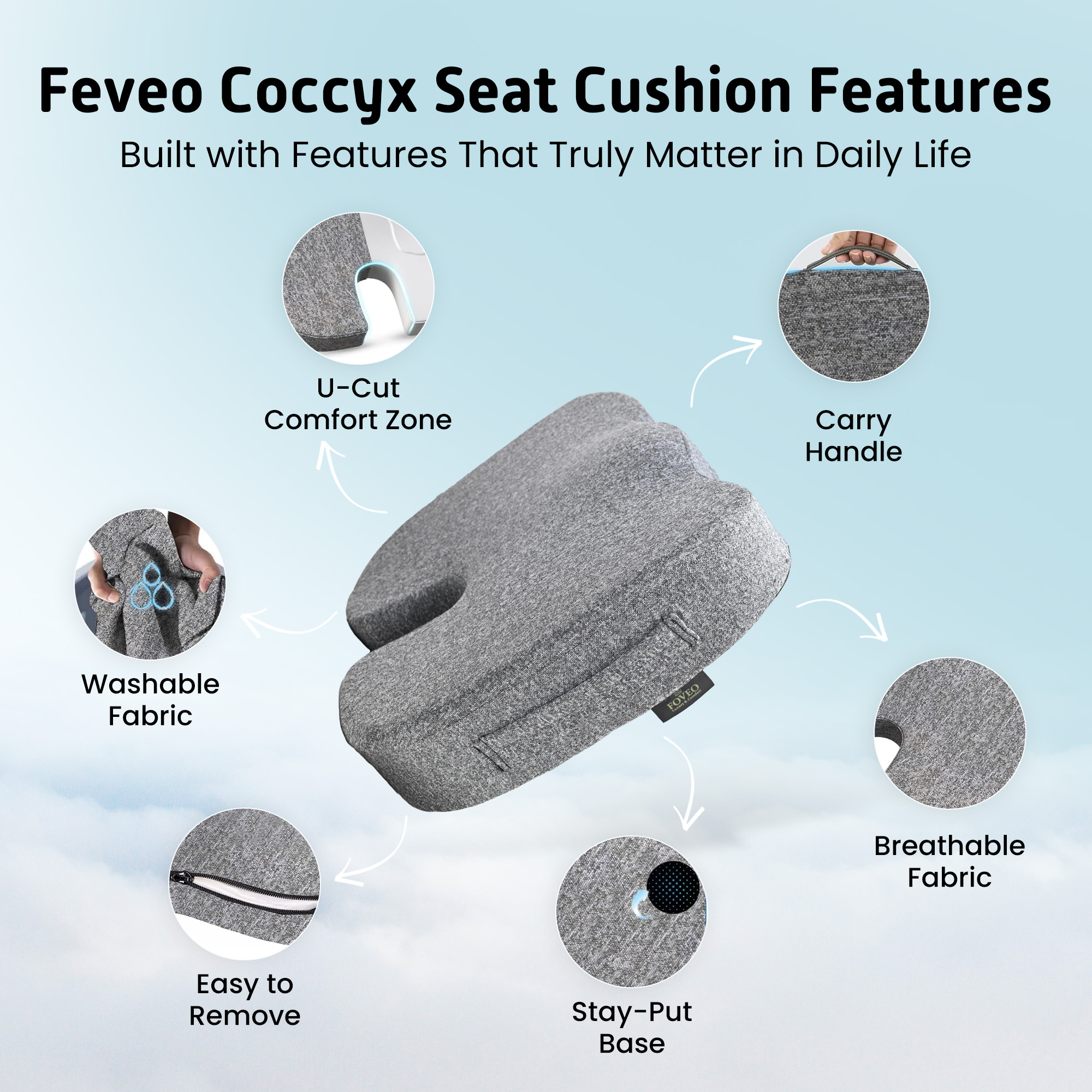 Coccyx Cushion view 2