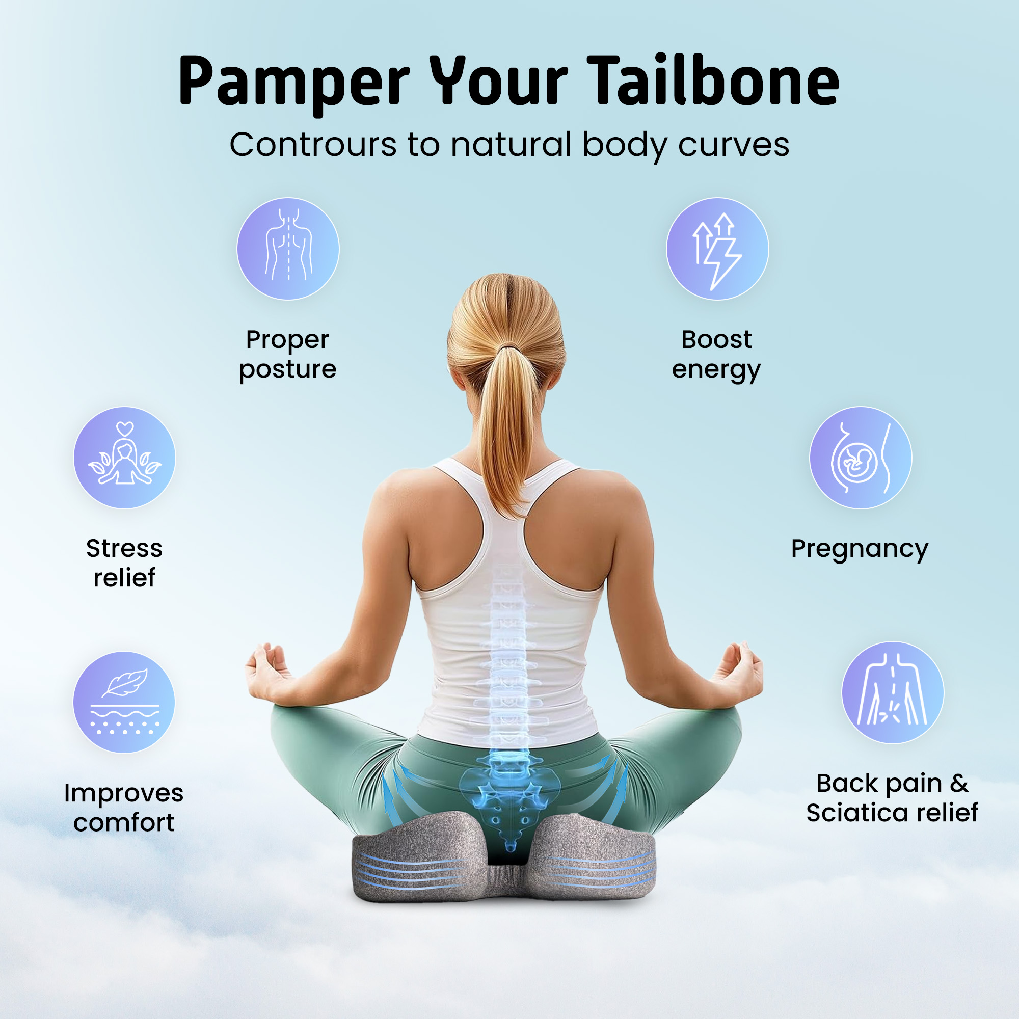 Coccyx Cushion view 4